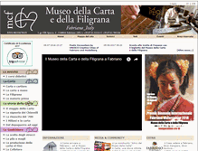 Tablet Screenshot of museodellacarta.com