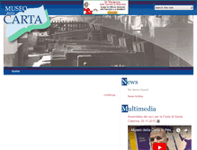 Tablet Screenshot of museodellacarta.org